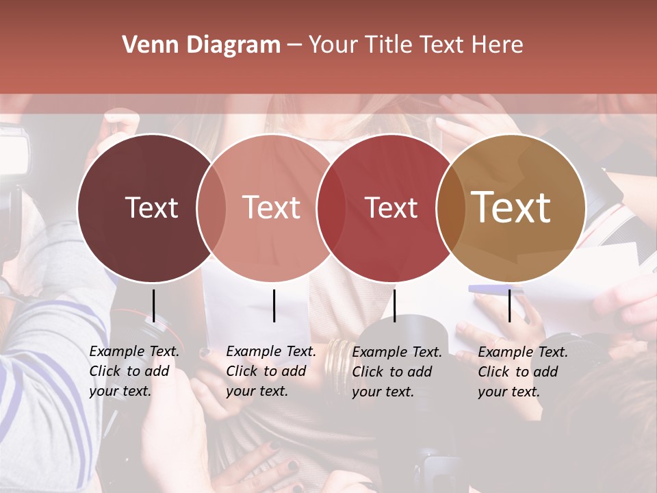 Caucasian Smiling Young PowerPoint Template