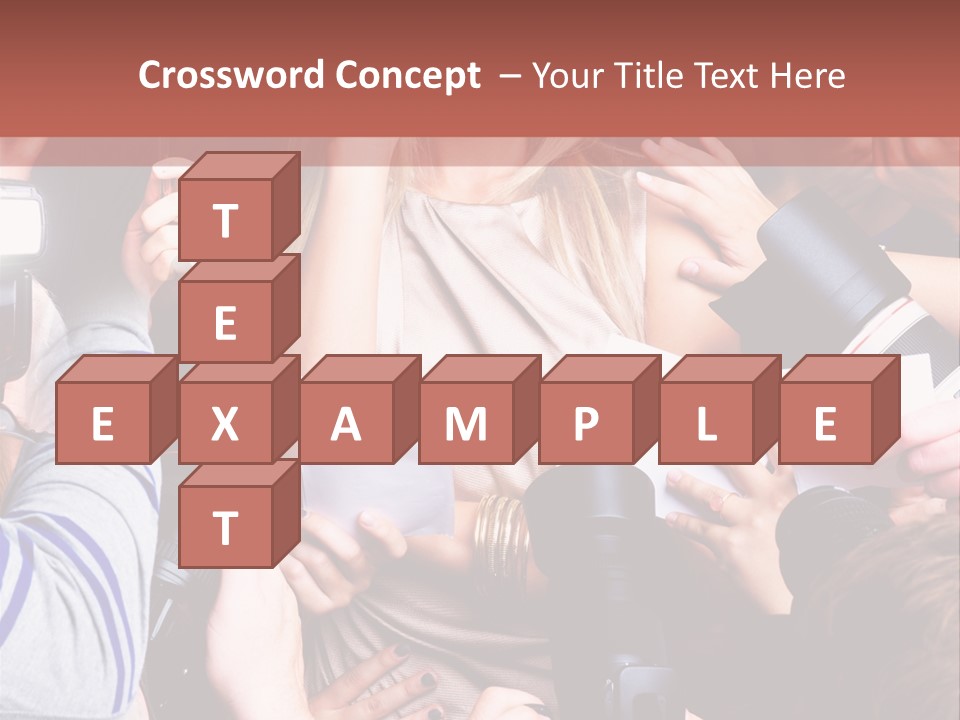 Caucasian Smiling Young PowerPoint Template