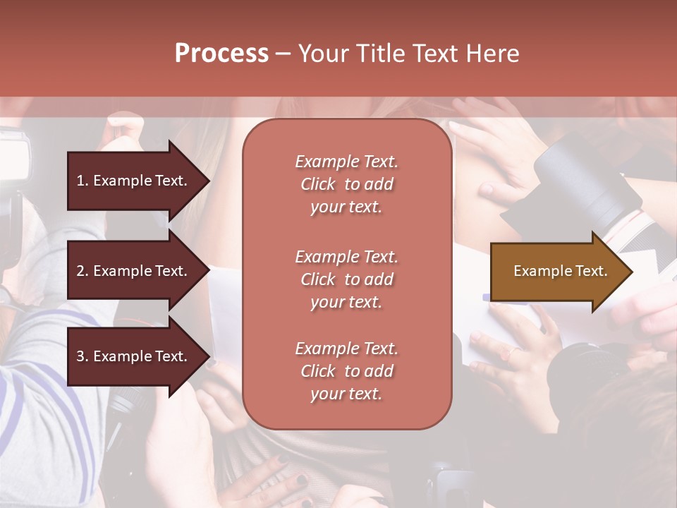 Caucasian Smiling Young PowerPoint Template