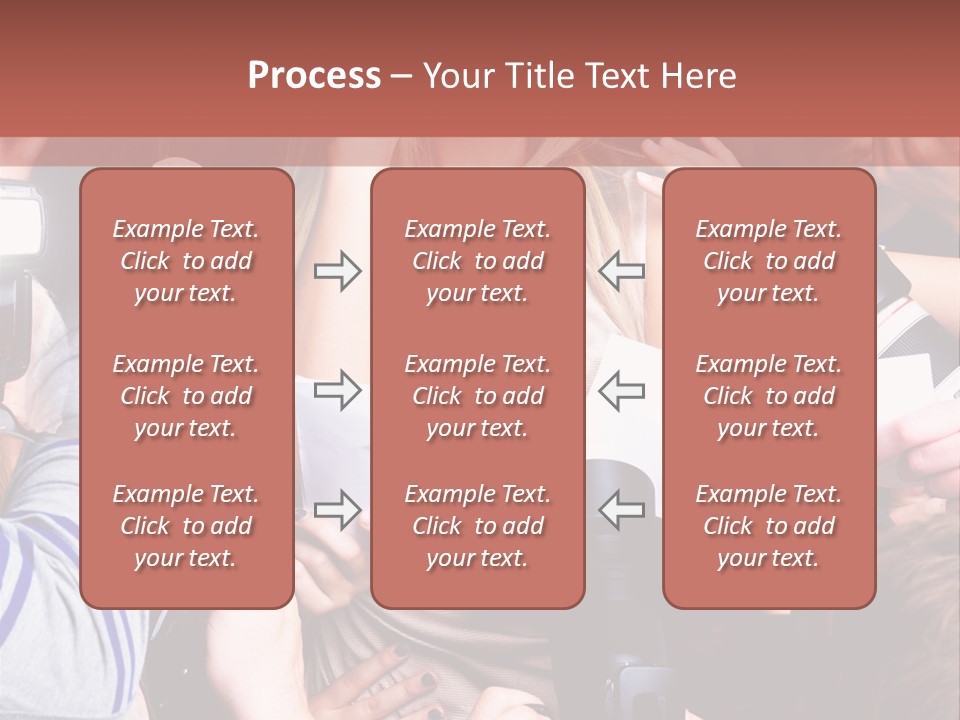 Caucasian Smiling Young PowerPoint Template