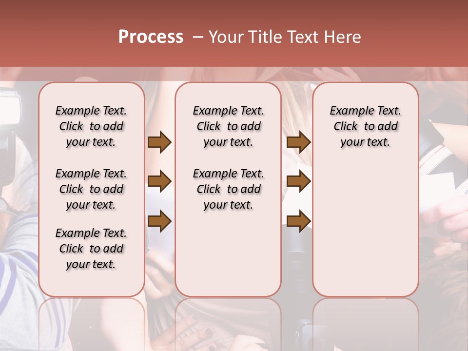 Caucasian Smiling Young PowerPoint Template