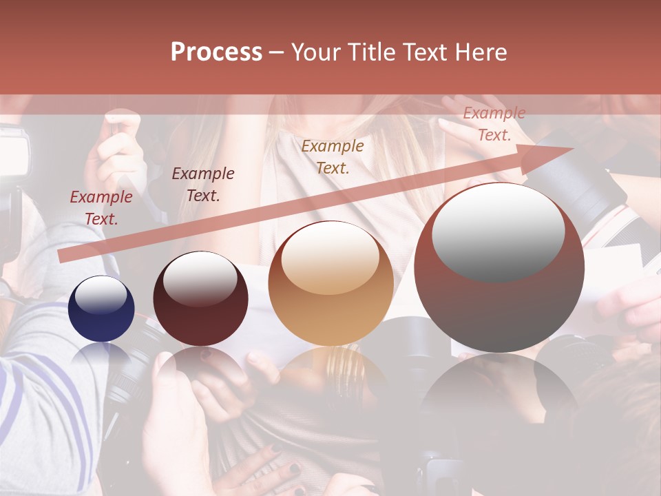 Caucasian Smiling Young PowerPoint Template