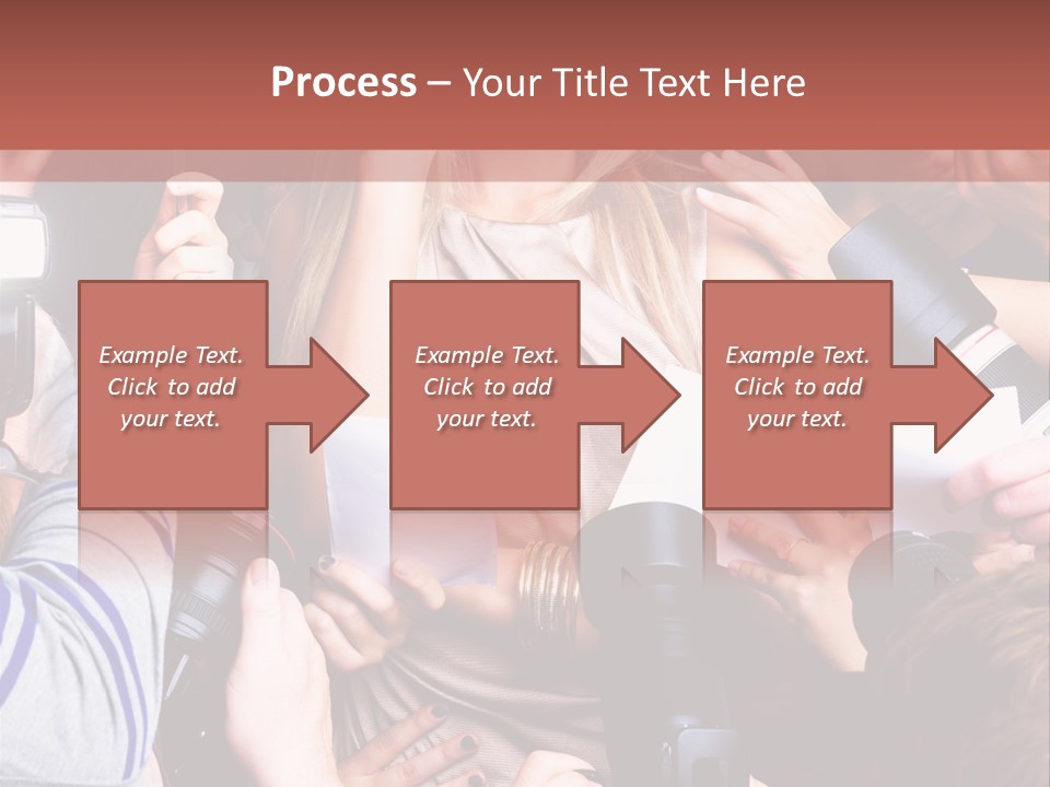 Caucasian Smiling Young PowerPoint Template
