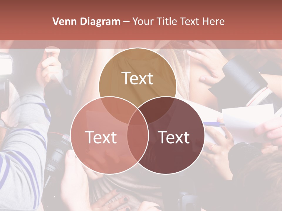 Caucasian Smiling Young PowerPoint Template