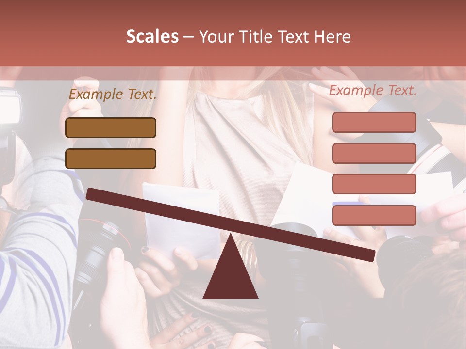 Caucasian Smiling Young PowerPoint Template