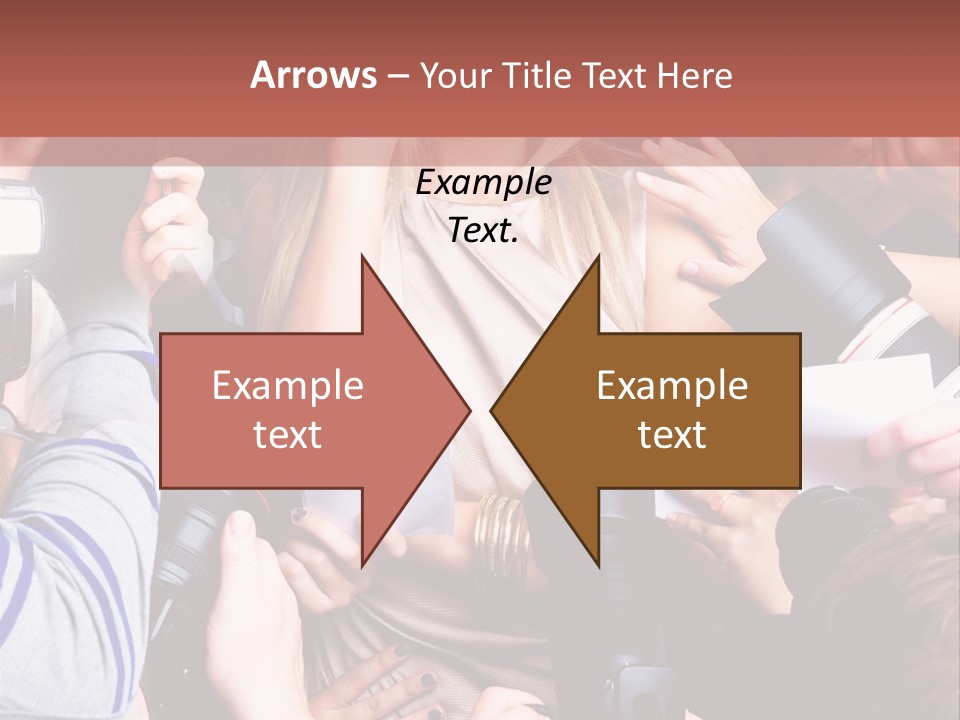 Caucasian Smiling Young PowerPoint Template