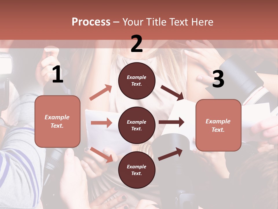 Caucasian Smiling Young PowerPoint Template