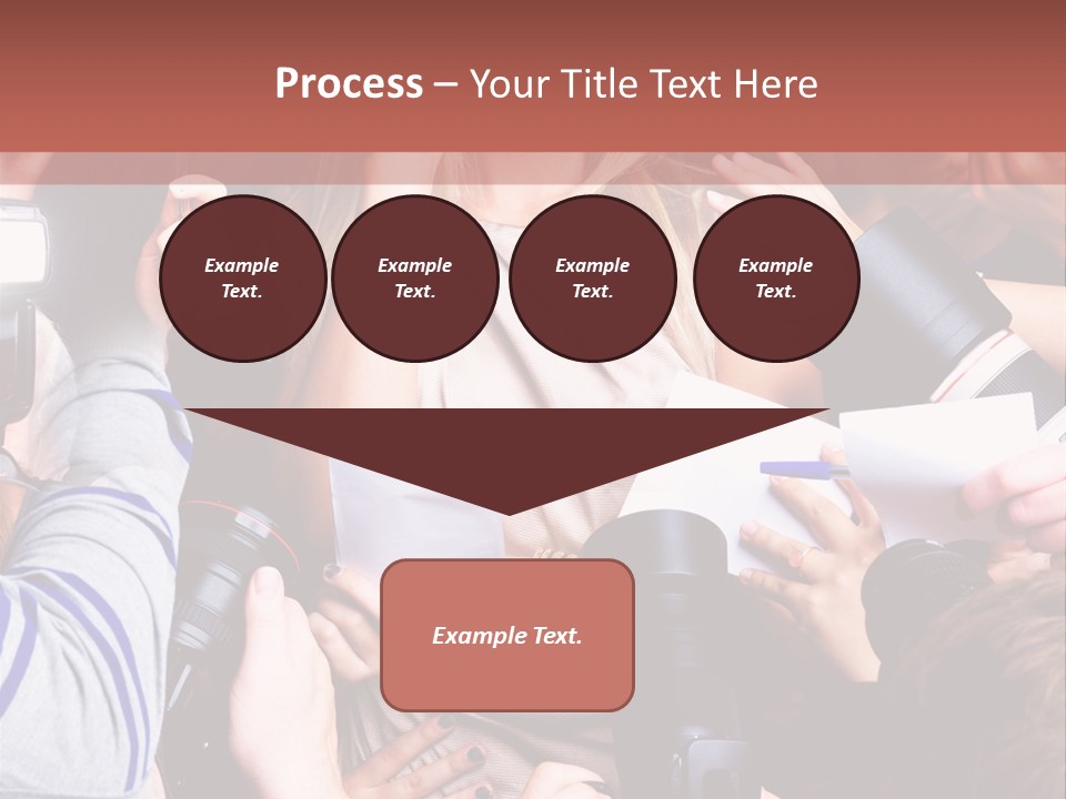 Caucasian Smiling Young PowerPoint Template
