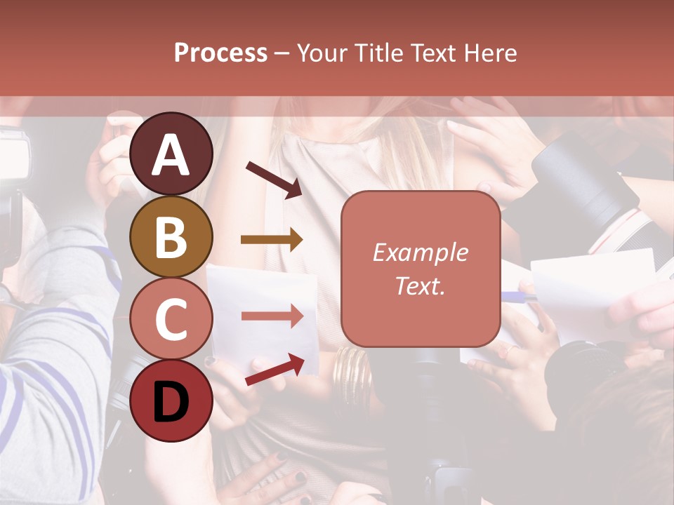 Caucasian Smiling Young PowerPoint Template