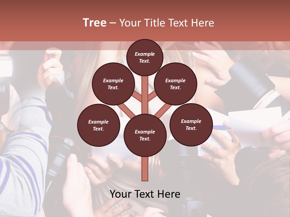 Caucasian Smiling Young PowerPoint Template