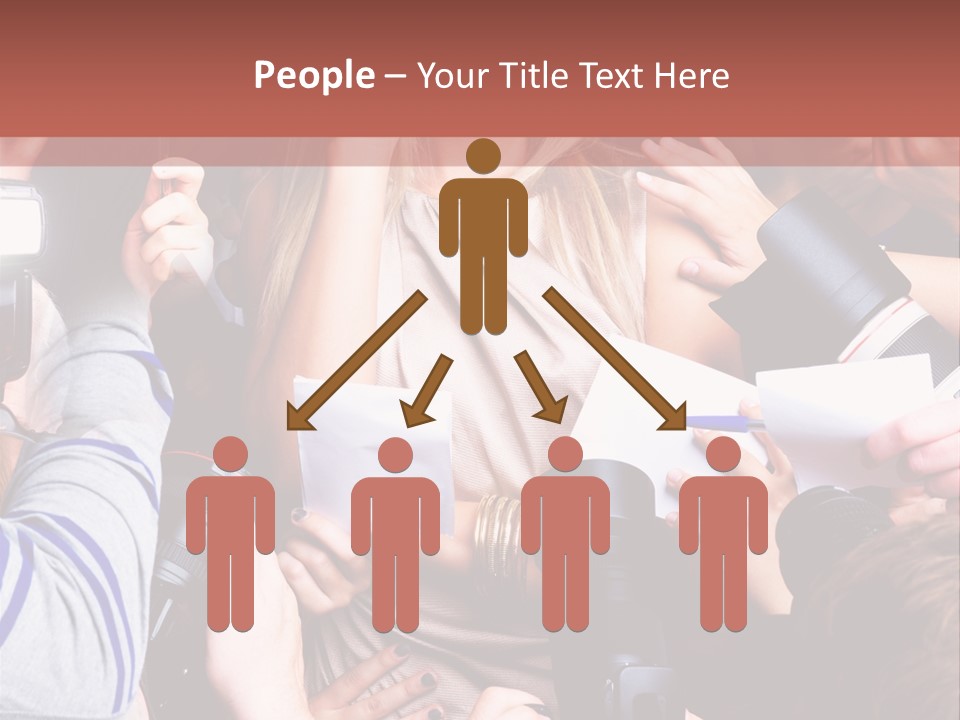 Caucasian Smiling Young PowerPoint Template