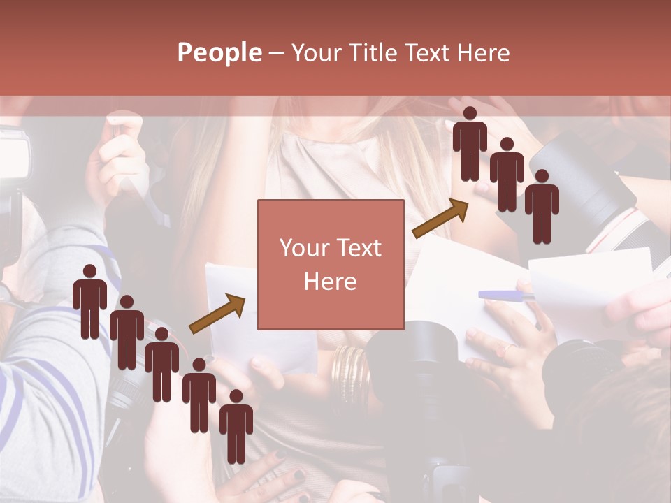 Caucasian Smiling Young PowerPoint Template