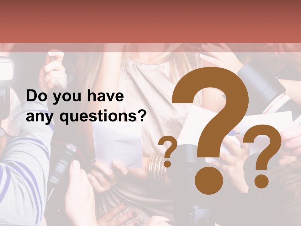 Caucasian Smiling Young PowerPoint Template