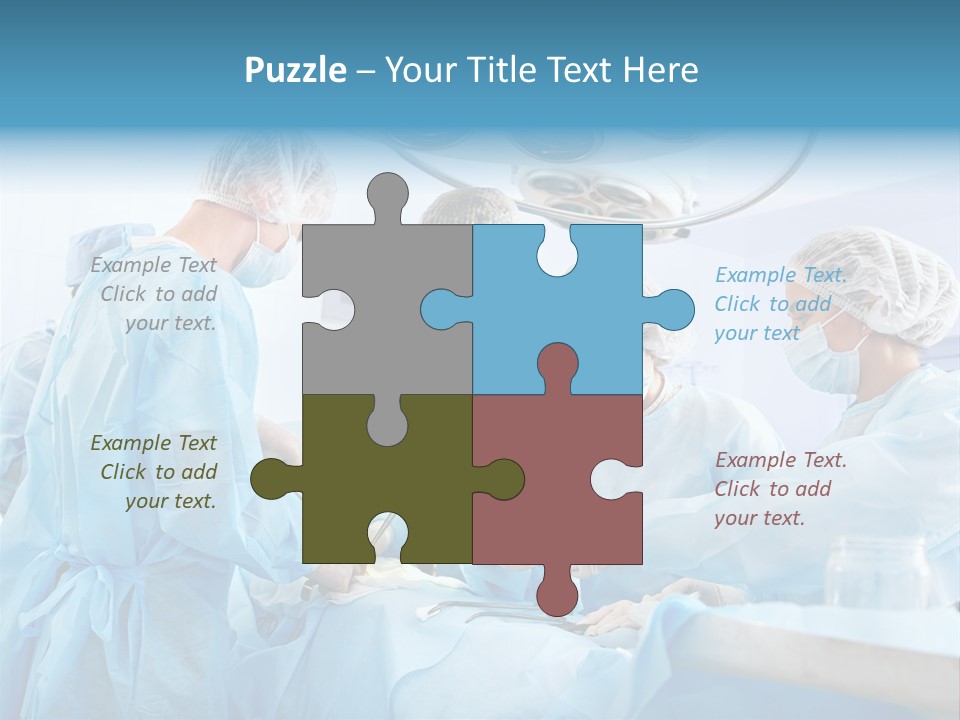 Sterile Young Assistance PowerPoint Template