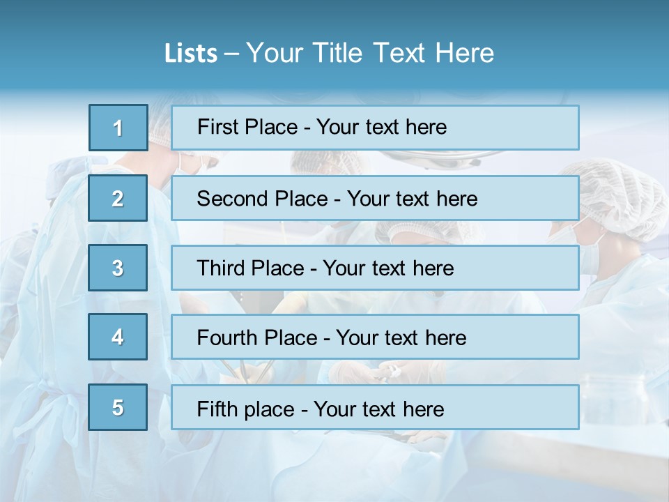 Sterile Young Assistance PowerPoint Template