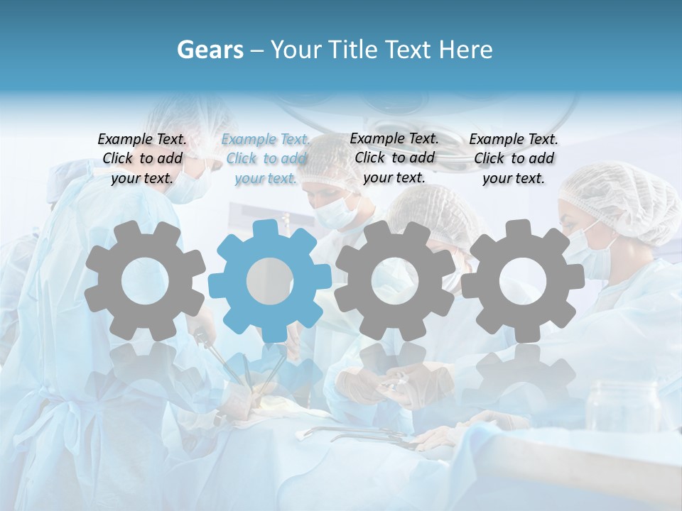 Sterile Young Assistance PowerPoint Template