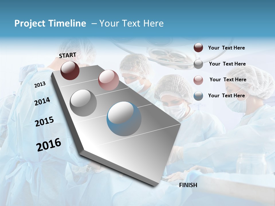 Sterile Young Assistance PowerPoint Template
