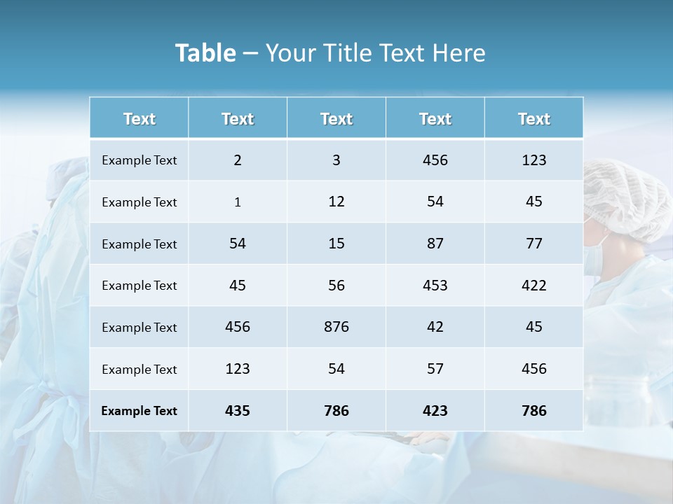 Sterile Young Assistance PowerPoint Template