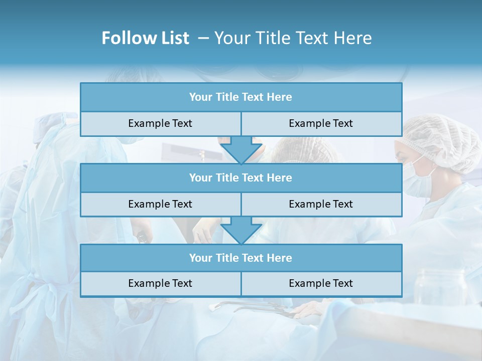 Sterile Young Assistance PowerPoint Template