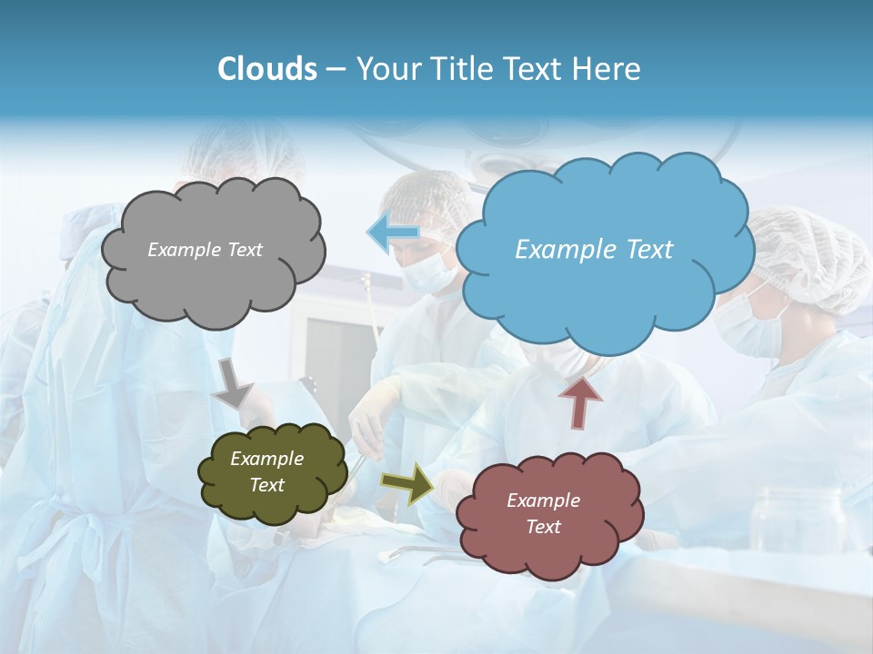 Sterile Young Assistance PowerPoint Template