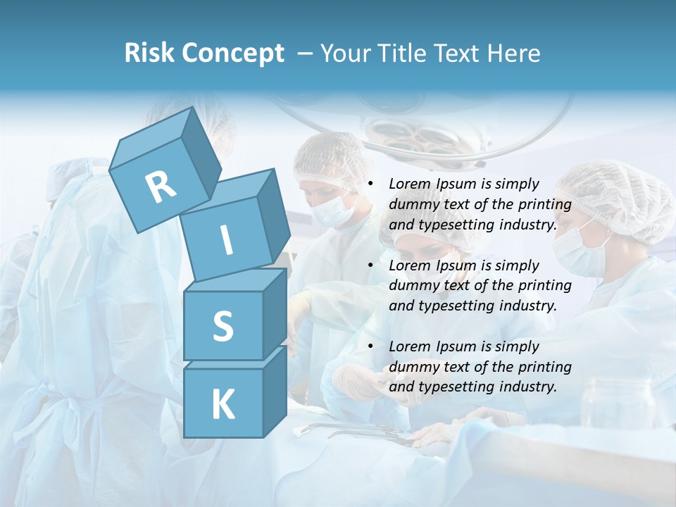 Sterile Young Assistance PowerPoint Template
