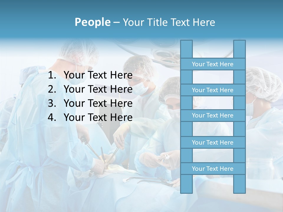 Sterile Young Assistance PowerPoint Template