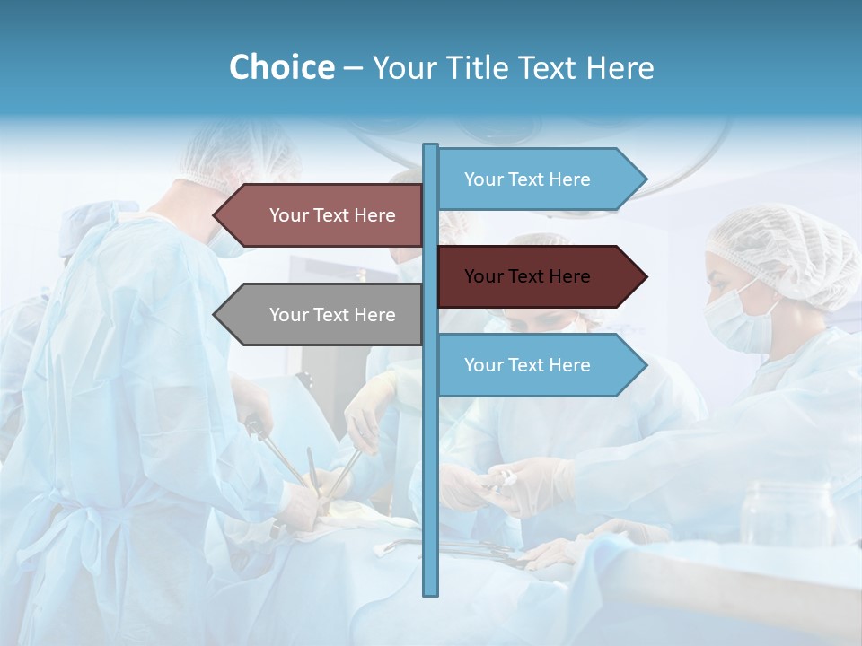 Sterile Young Assistance PowerPoint Template