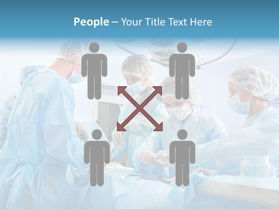 Sterile Young Assistance PowerPoint Template