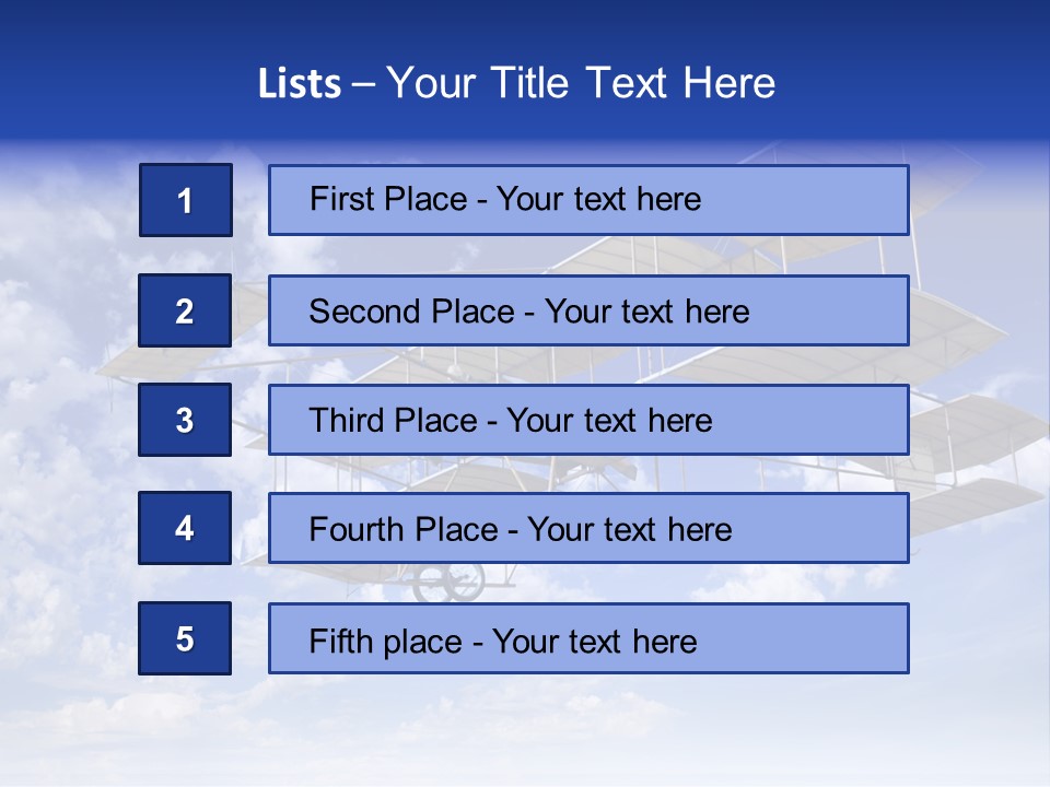 Aerial Transportation Outdoor PowerPoint Template