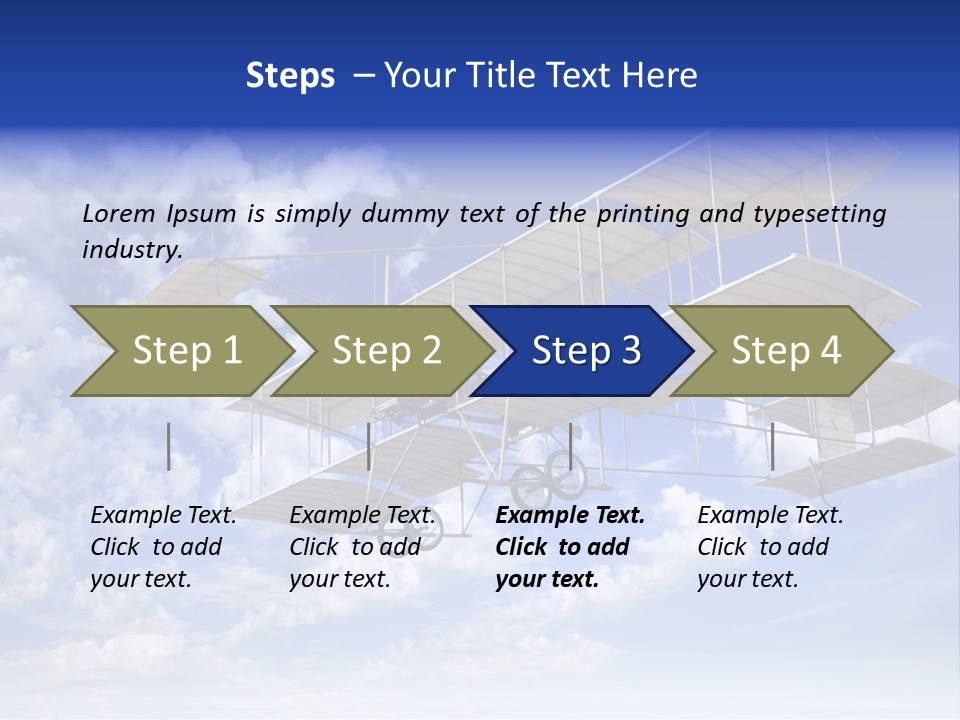 Aerial Transportation Outdoor PowerPoint Template