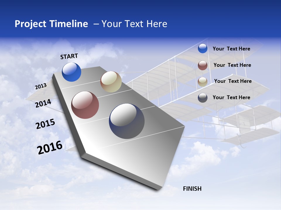 Aerial Transportation Outdoor PowerPoint Template
