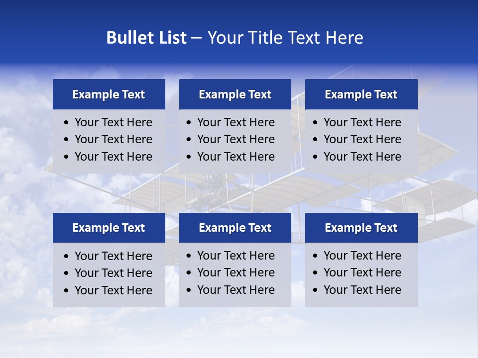 Aerial Transportation Outdoor PowerPoint Template