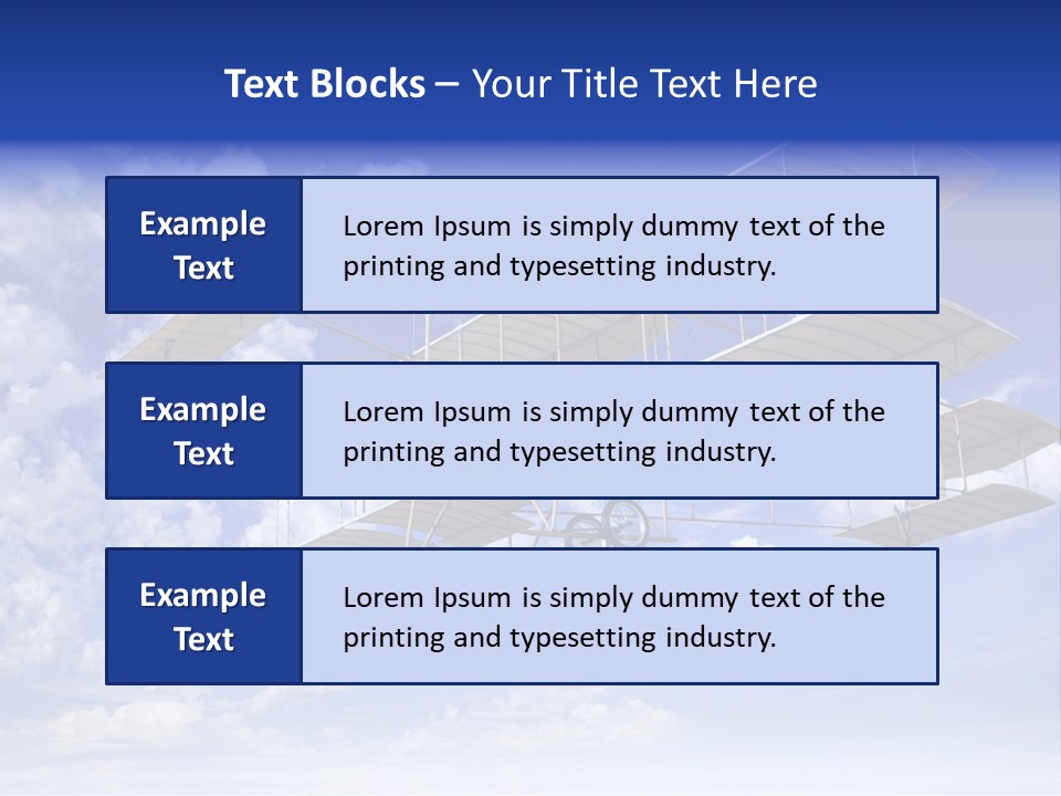 Aerial Transportation Outdoor PowerPoint Template
