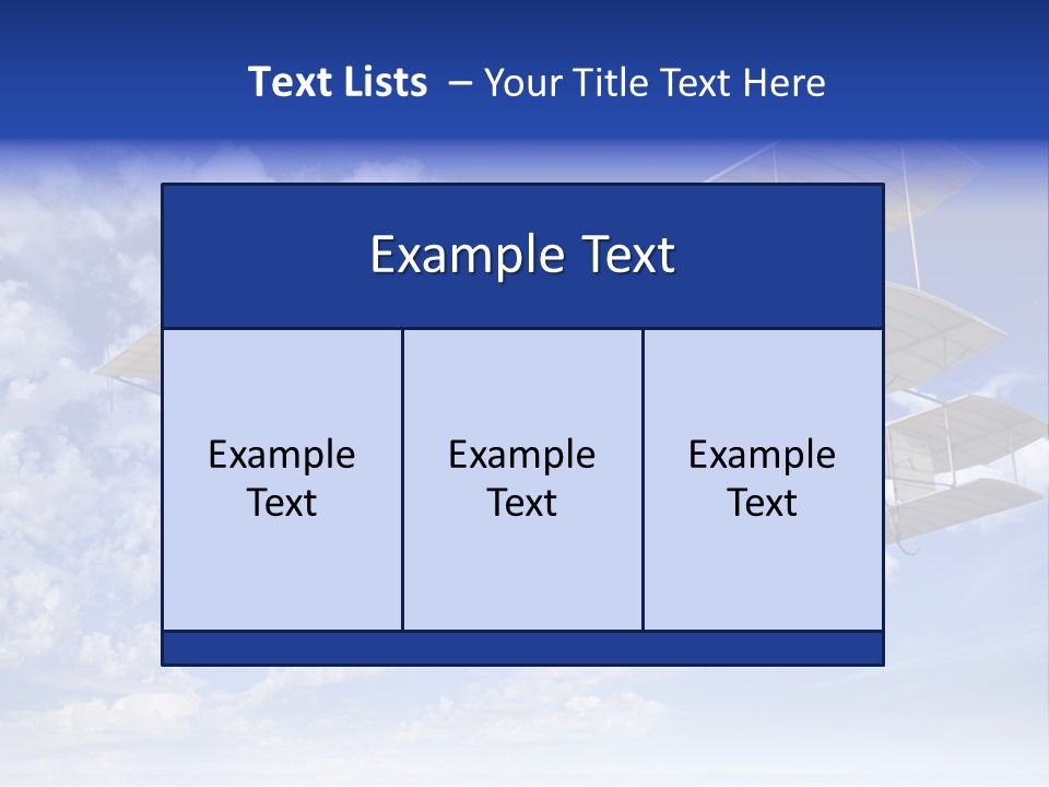 Aerial Transportation Outdoor PowerPoint Template