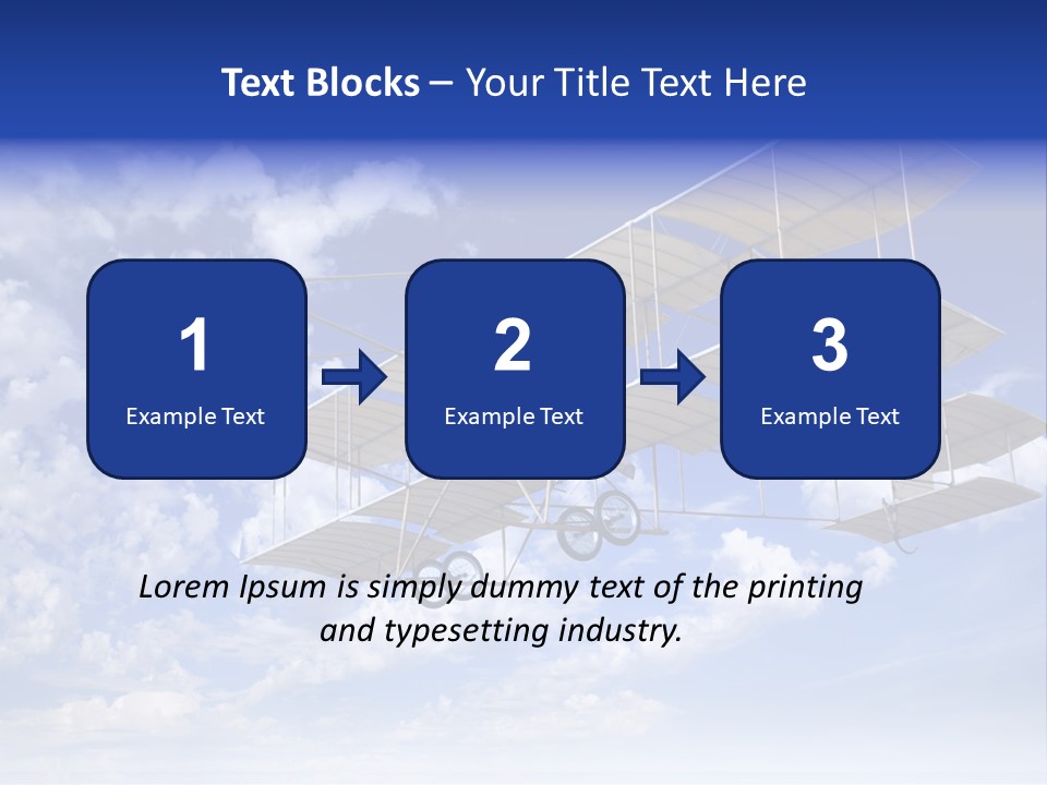 Aerial Transportation Outdoor PowerPoint Template