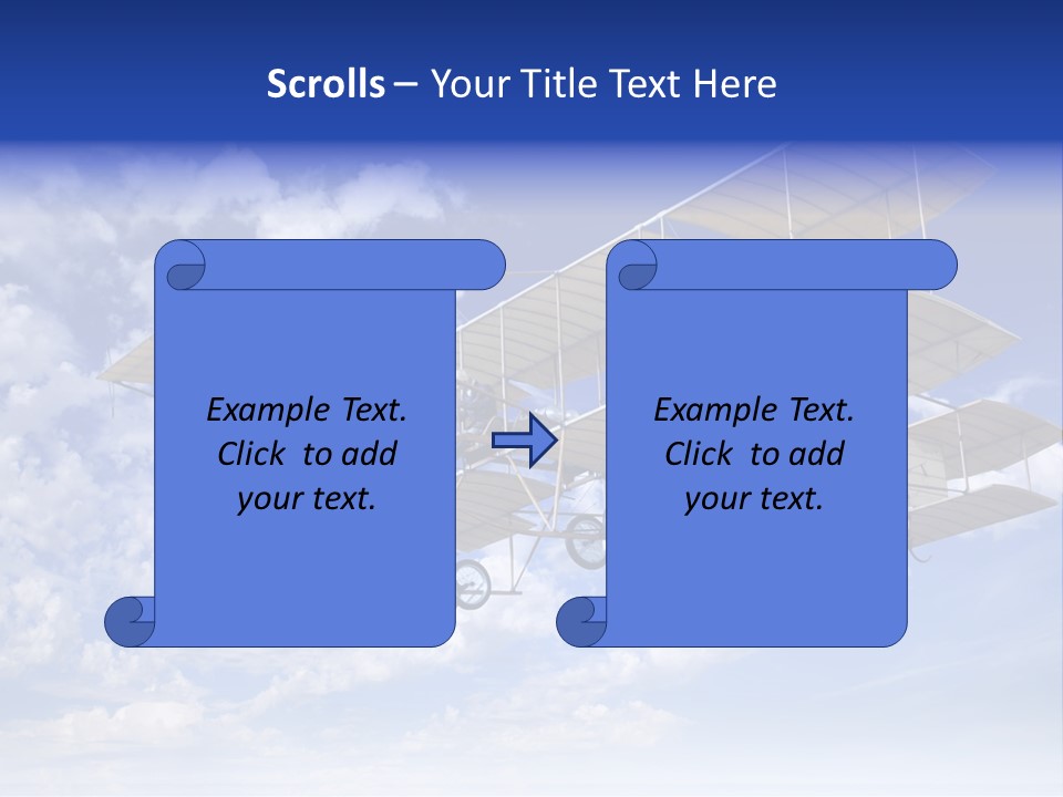 Aerial Transportation Outdoor PowerPoint Template