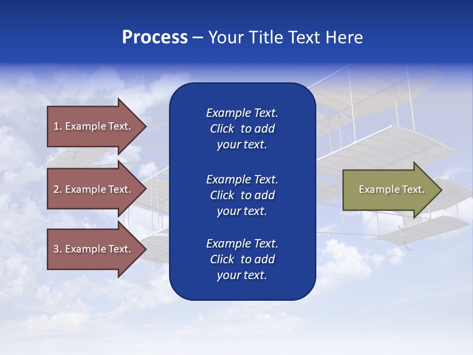 Aerial Transportation Outdoor PowerPoint Template