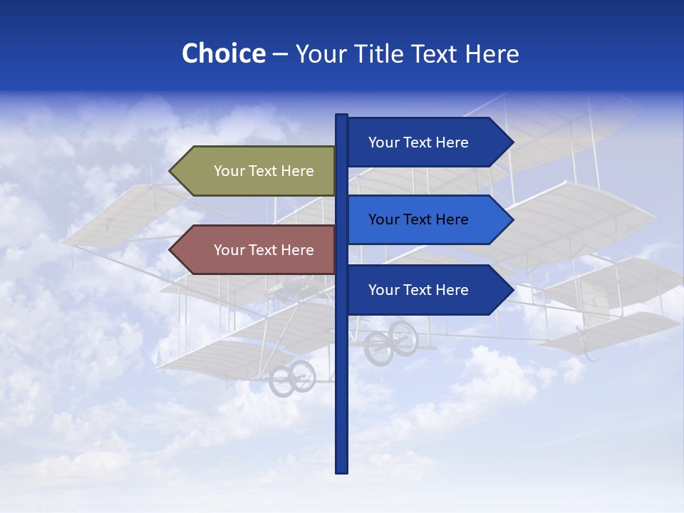 Aerial Transportation Outdoor PowerPoint Template