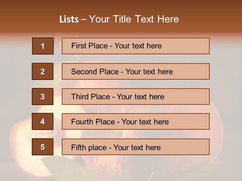 Fishing Ripe Food PowerPoint Template