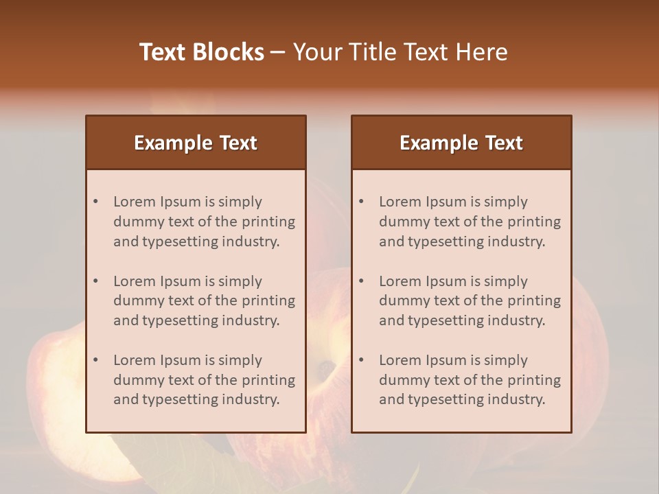 Fishing Ripe Food PowerPoint Template