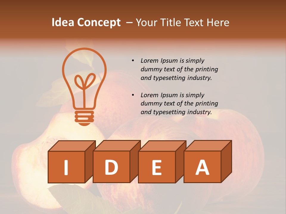 Fishing Ripe Food PowerPoint Template