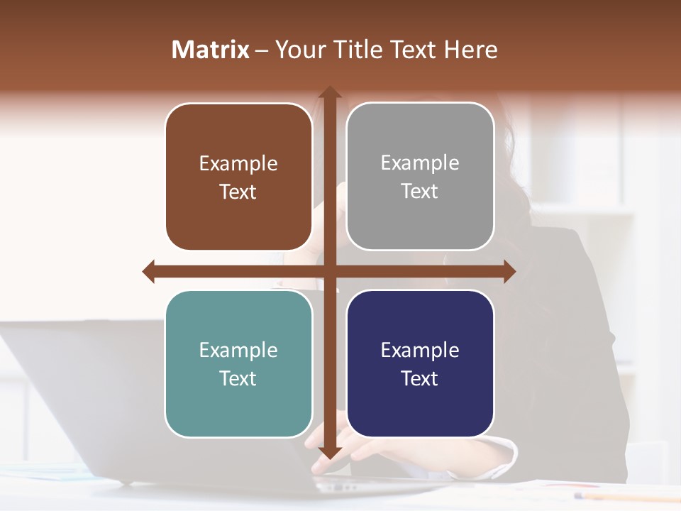 Portrait Young Professional PowerPoint Template