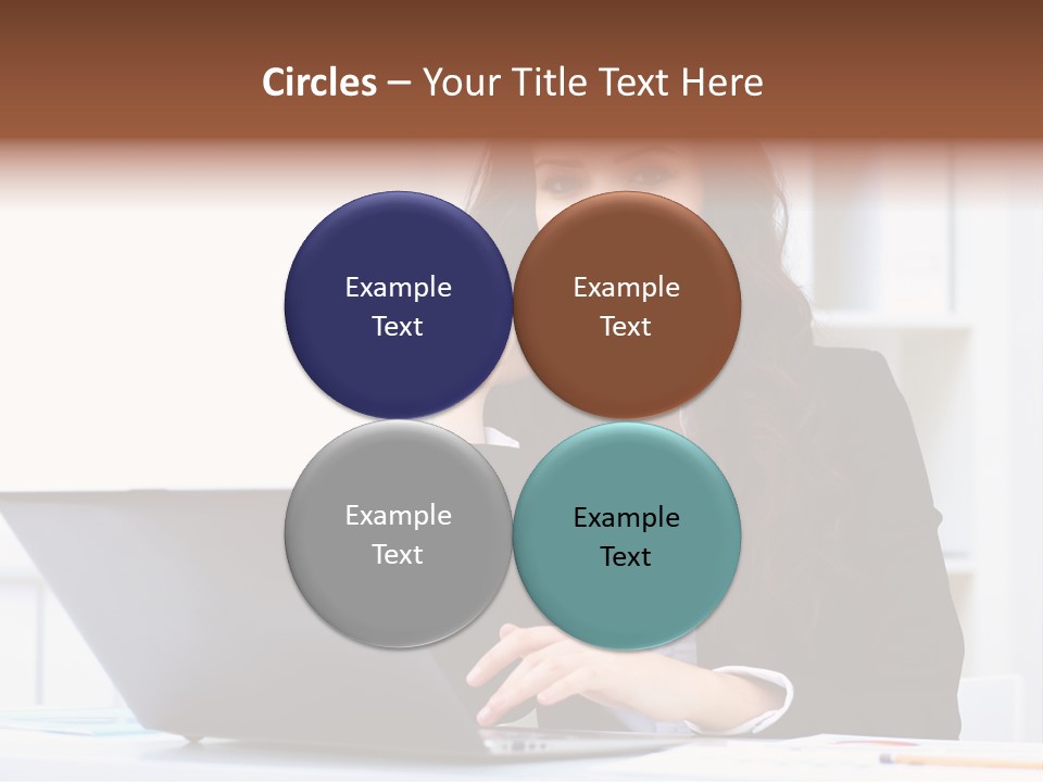 Portrait Young Professional PowerPoint Template