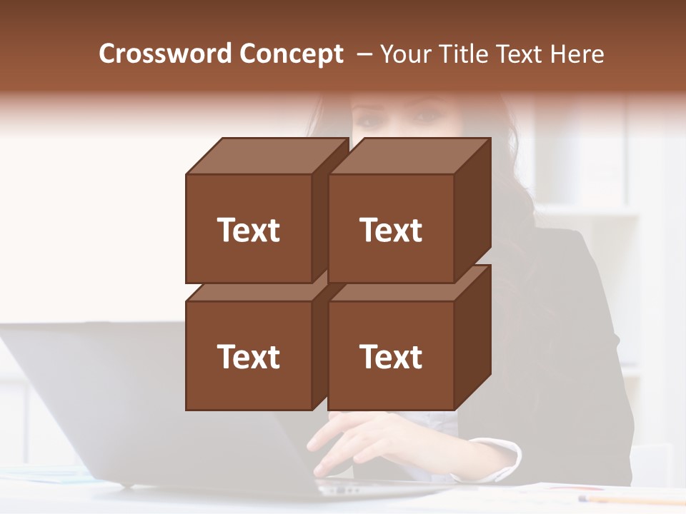 Portrait Young Professional PowerPoint Template