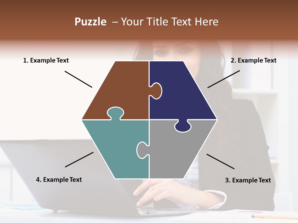 Portrait Young Professional PowerPoint Template