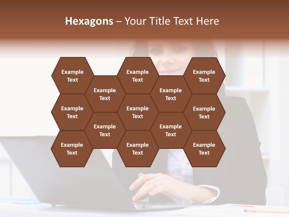 Portrait Young Professional PowerPoint Template