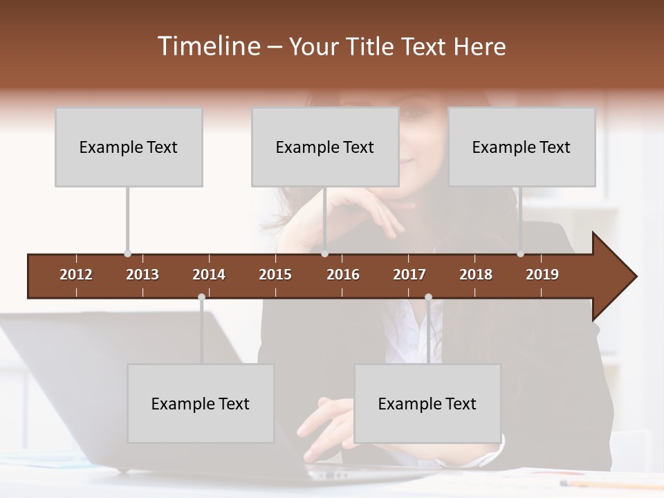 Portrait Young Professional PowerPoint Template