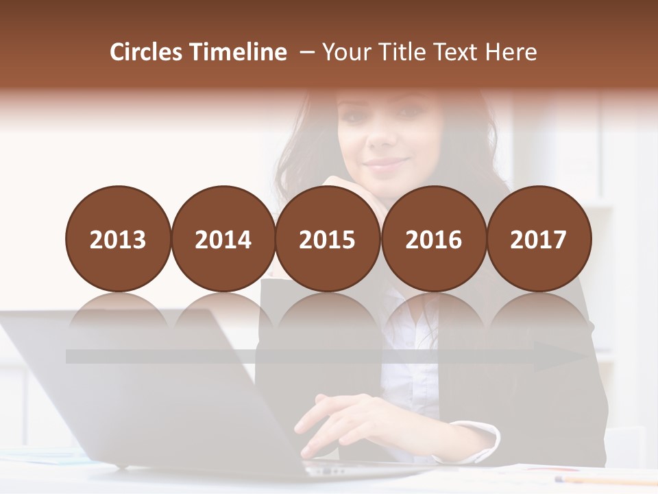 Portrait Young Professional PowerPoint Template