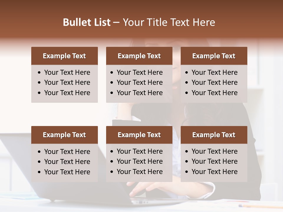 Portrait Young Professional PowerPoint Template
