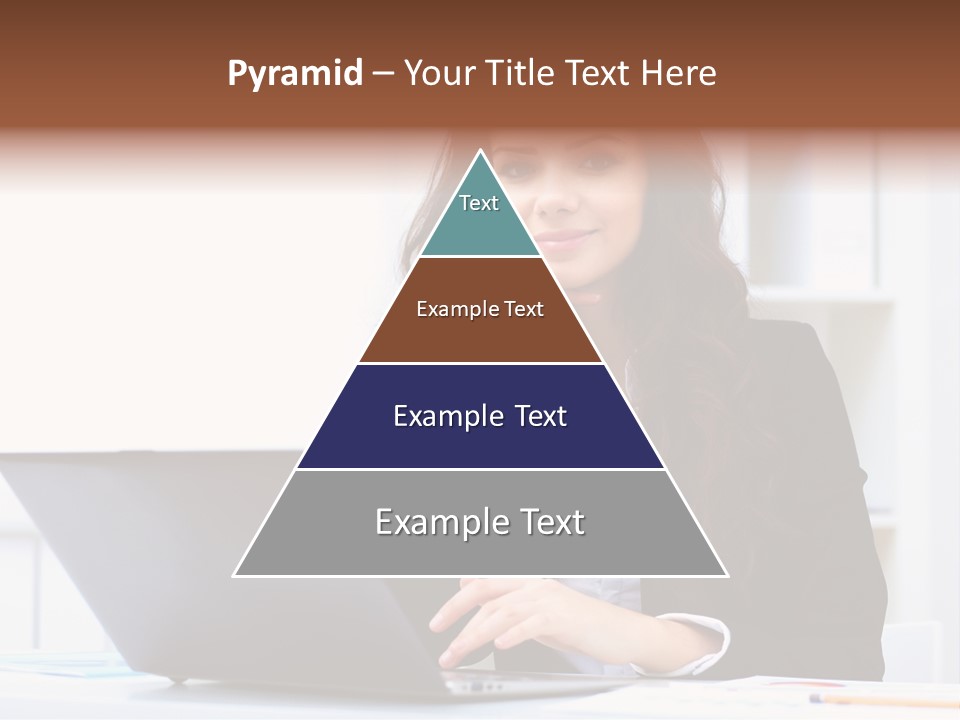 Portrait Young Professional PowerPoint Template